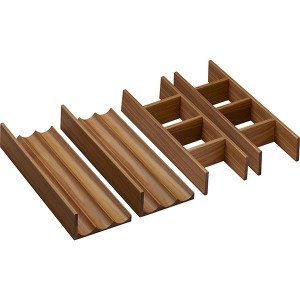 Hansgrohe IntraStoris Schubkasteninneneinteilung Set 320 Waschtischunterschrank 1180/475 und 1180/550 Nussbaum Dunkel