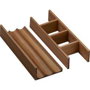 Hansgrohe IntraStoris Schubkasteninneneinteilung Set 320 Waschtischunterschrank 580/475 und 1375/550 Nussbaum Dunkel