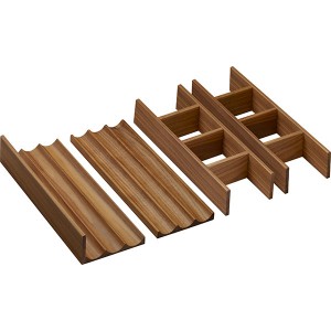 Hansgrohe IntraStoris Schubkasteninneneinteilung Set 320 Waschtischunterschrank 980/475 und 980/550 Nussbaum Dunkel