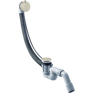 Hansgrohe Komplettset Ablauf- und Überlaufgarnitur für Normalwannen Brushed Nickel