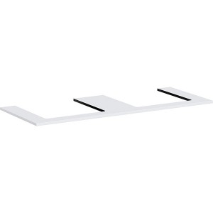 Hansgrohe Konsole Xilesa E 1375x550mm  m. 2 Ausschnitt f.Aufsatzwasch.ge MW