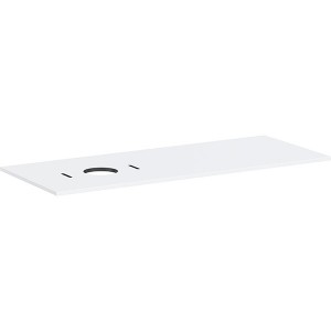 Hansgrohe Konsole Xilesa E 1375x550mm  m.Ausschnitt li.f.Aufsatzwasch.o.Hl MW