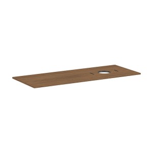 Hansgrohe Konsole Xilesa E 1375x550mm  m.Ausschnitt re.Aufsatzwasch.o.Hl ECHK