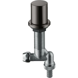 Hansgrohe Küchen-Geräteabsperrventil Polished Black Chrome