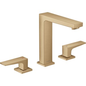 Hansgrohe 3-Loch Waschtischarmatur 160 Metropol brushed bronze