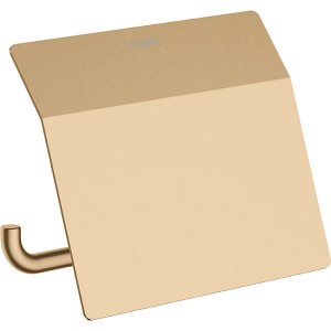 Hansgrohe Papierrollenhalter mit Deckel AddStoris brushed bronze