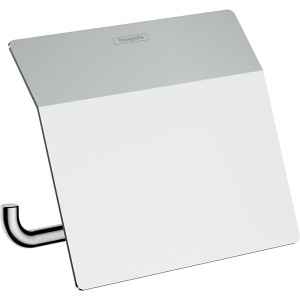 Hansgrohe Papierrollenhalter mit Deckel AddStoris chrom