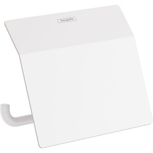 Hansgrohe Papierrollenhalter mit Deckel AddStoris mattweiss