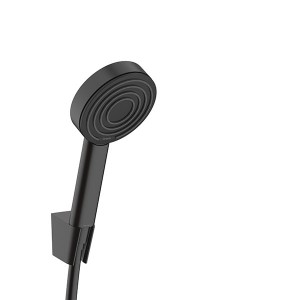 Hansgrohe Porterset Pulsify 105 1jet mit Brauseschlauch 1250mm mattschwarz