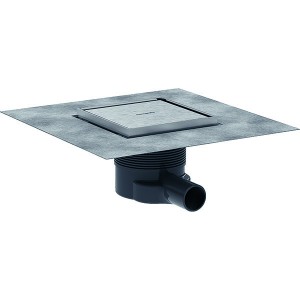 Hansgrohe RainDrain Brilliance Komplettset Punktablauf 150/150 rückseitig befliesbar Edelstahl gebürstet