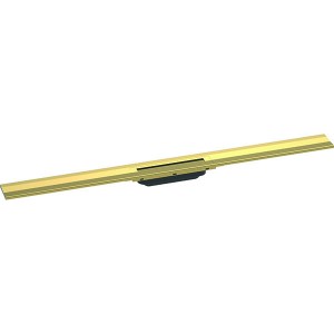 Hansgrohe RainDrain Flex Duschrinne 1000 mm kürzbar für Wandmontage polished gold