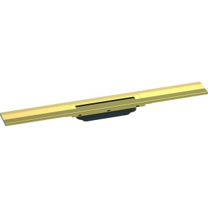 Hansgrohe RainDrain Flex Duschrinne 700 mm kürzbar für Wandmontage polished gold