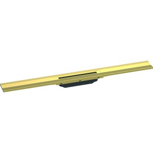Hansgrohe RainDrain Flex Duschrinne 800 mm kürzbar für Wandmontage polished gold