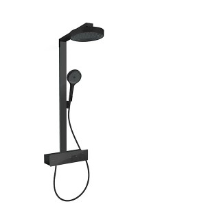 Hansgrohe Rainfinity Showerpipe 250 1jet EcoSmart mit ShowerTablet 350 Mattschwarz