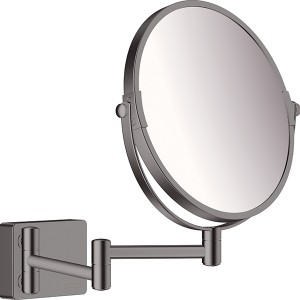 Hansgrohe Rasierspiegel AddStoris brushed black chrome 