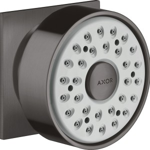 Hansgrohe Seitenbrause 1jet eckig Brushed Black Chrome