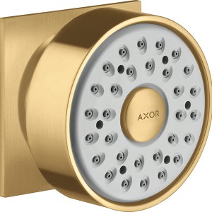 Hansgrohe Seitenbrause 1jet eckig Brushed Gold Optic
