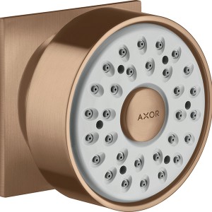 Hansgrohe Seitenbrause 1jet eckig Brushed Red Gold