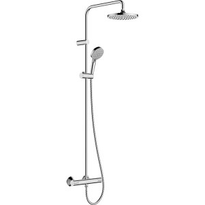 Hansgrohe Showerpipe 200 1jet Vernis Blend chrom mit Brausethermostat