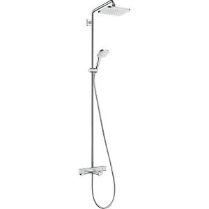 Hansgrohe Showerpipe Croma E 280 1jet chrom mit Wannenthermostat