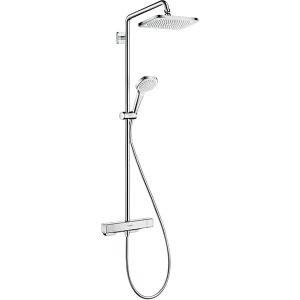 Hansgrohe Showerpipe Croma E 280 1jet EcoSmart 9 l/min chrom mit Brausethermostat