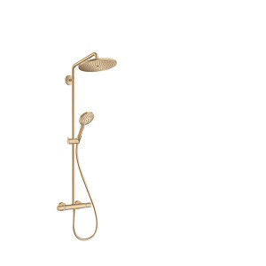 Hansgrohe Showerpipe Croma Select S 280 EcoSmart mit Raindance Handbrause brushed bronze