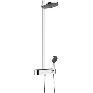 Hansgrohe Showerpipe Pulsify 260 2jet mit Brausethermostat Aufputz chrom