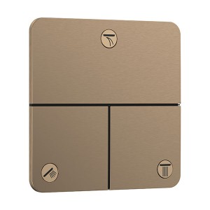 Hansgrohe ShowerSelect Comfort Q Ventil Unterputz für 3 Verbraucher Brushed Bronze