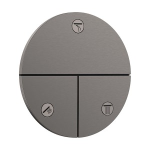 Hansgrohe ShowerSelect Comfort S Ventil Unterputz für 3 Verbraucher Brushed Black Chrome