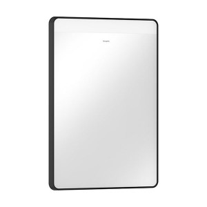 Hansgrohe Spiegel Xarita Lite Q 500/30 m.hor.LED Beleuchtung Wandschalter Matt Black