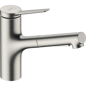 Hansgrohe Spültischmischer 150 Zesis M33 Ausziehbrause 2j sBox lite edelstahl-opt