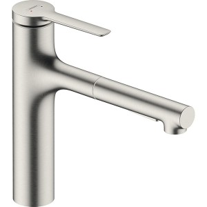 Hansgrohe Spültischmischer 160 Zesis M33 Ausziehbrause 2jet edelstahl-optik
