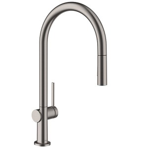 Hansgrohe Spültischmischer 210 Talis M54 Ausziehbrause 2jet sBox Brushed Black Chrome