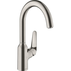 Hansgrohe Spültischmischer 220 Schwenkausl.M421-H220ST edelstahl-optik