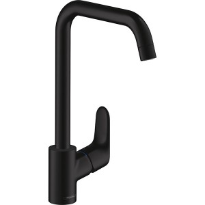 Hansgrohe Spültischmischer 260 Focus M41 1jet mattschwarz