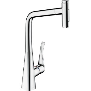 Hansgrohe Spültischmischer 320 Select 2jet sBox Ausziehbrause M7117-H320 chrom