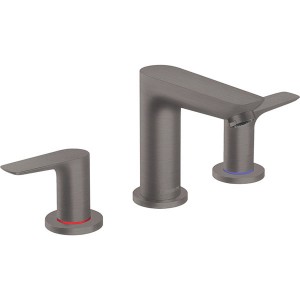 Hansgrohe 3-Loch Waschtischarmatur Talis E brushed black chrome 
