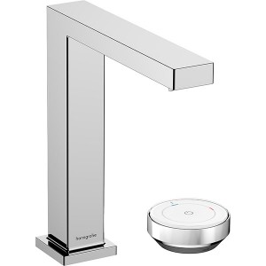 Hansgrohe Tecturis E 2-Loch Waschtischmischer 150 CoolStart mit Ablaufgarnitur Chrom