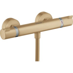Hansgrohe Thermostat Ecostat Comfort Brausenmischer Aufputz DN15 Brushed Bronze