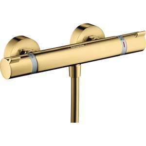 Hansgrohe Ecostat Brausethermostat Comfort Aufputz polished gold optic 13116990
