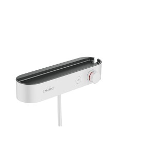 Hansgrohe Thermostat ShowerTablet Select 400 Brause Aufputz, DN15, mattweiss