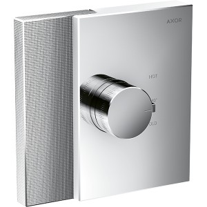 Hansgrohe Thermostat Unterputz Axor Edge High Flow Fertigset Diamantschliff chrom