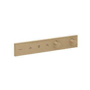 Hansgrohe Thermostat Unterputz RainSelect Fertigset 3 Verbraucher Brushed Bronze