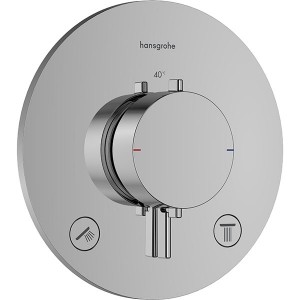 Hansgrohe Thermostat UP Ecostat Comfort S  Fertigset 2 Verbraucher chrom