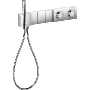 Hansgrohe Thermostatmodul Unterputz Select Axor Edge F-Set 3 Verbr.Diamantschliff chrom
