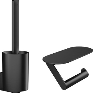 HG Toilettenset WallStoris mattschwarz
