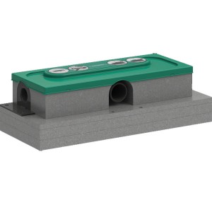 HG uBox Universal GK für Duschrinnen Ablaufgehäuse für flache Installation