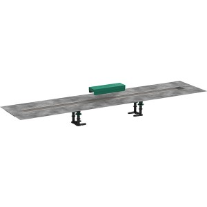 Hansgrohe uBox universal Installationsset 1200 mm für befliesbare Duschrinnen