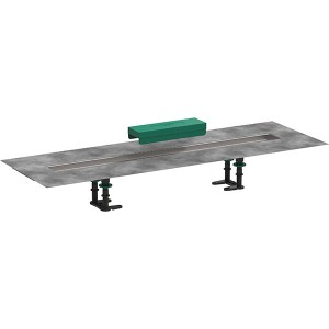 Hansgrohe uBox universal Installationsset 800 mm für befliesbare Duschrinnen