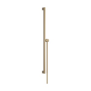 Hansgrohe Unica Brausestange E Puro 90 cm mit Easy Slide Handbrausehalter und Isiflex Brauseschlauch 160 cm Brushed Bronze